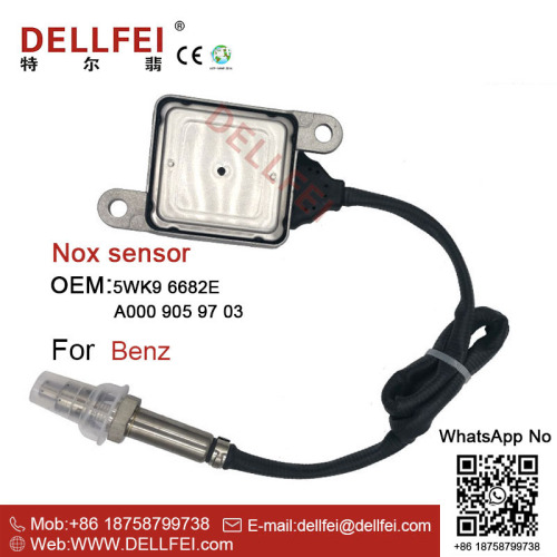 Sensor de oxigênio de nitrogênio Benz 12V 5WK9 6682E A0009059703