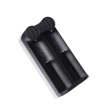Portable Dual Slot Rechargeable Battery Charger: A Convenient US Standard Solution for 18650, 26800, and 21700 Lithium Batteries, Ideal for Camera Use