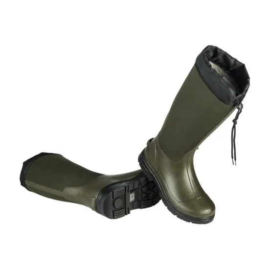 Winter Neoprene Boots for Men with Warm Cotton Lining