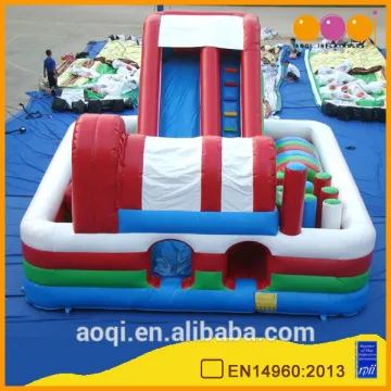AOQI giant commercial wholesale funcity /cheap inflatable fun city