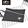 Airplane pattern zipper oxford file holder