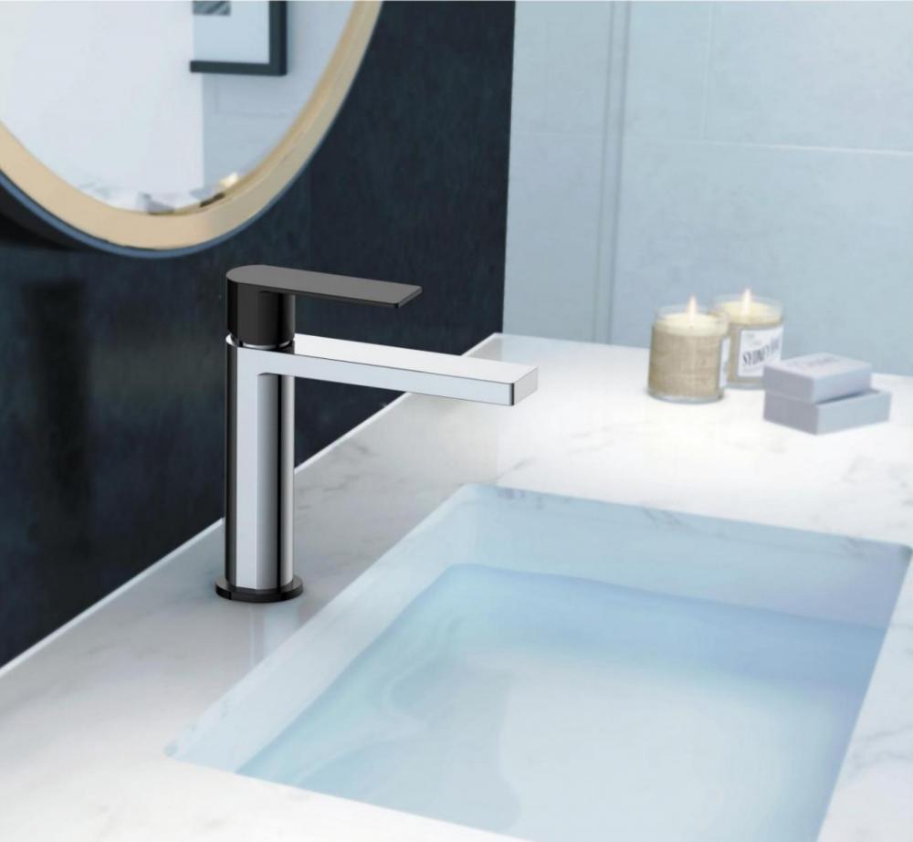 Contrict Color Single Hands Basin Tap Mixer