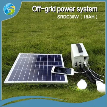 off-Grid Home Solar Power System Solar Energy System Househoud Power System 20W/12ah DC Lithium
