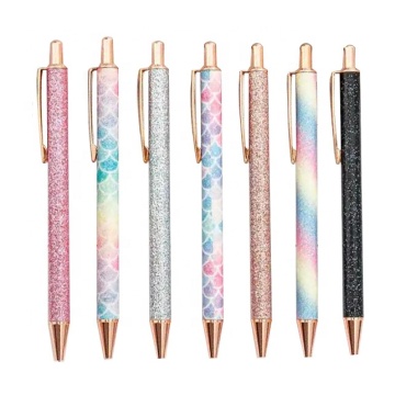 Customized Logo Metal Body Click Ballpoint Pen for 2023 Gifts