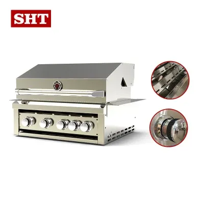 Professional Large Kitchen Table Outdoor Portable Gas Barbecue Grill