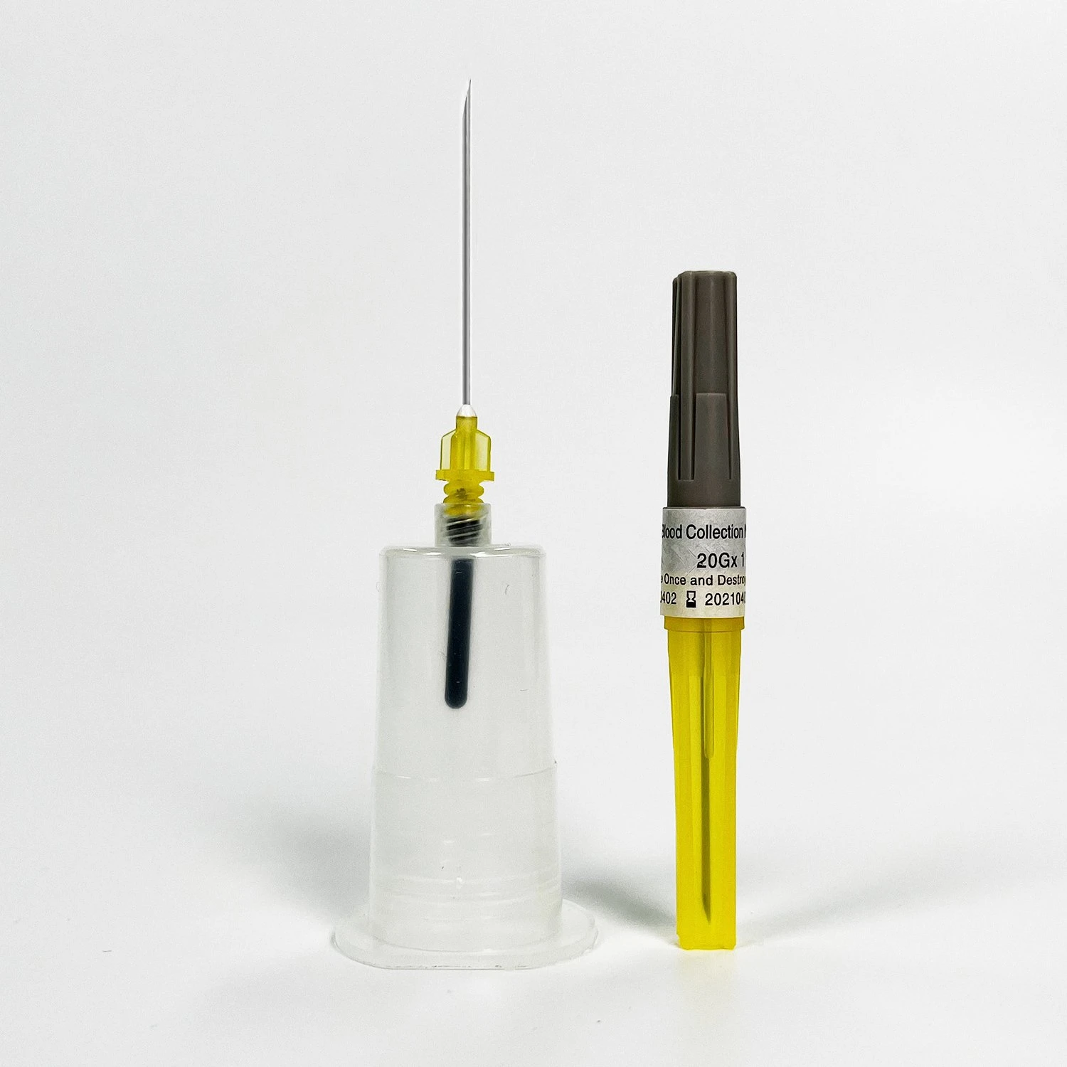 Aguja de extracción de sangre estéril desechable tipo pluma de 18 g
