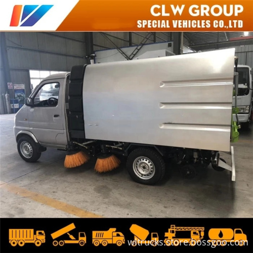 China Small 4X2 changan Road Sweeper Vacuum Dust Collection Truck 3m3 petrol Sweeper Truck
