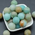 20MM Amazonalite Chakra Balls for Stress Relief Meditation Balancing Home Decoration Bulks Crystal Spheres Polished