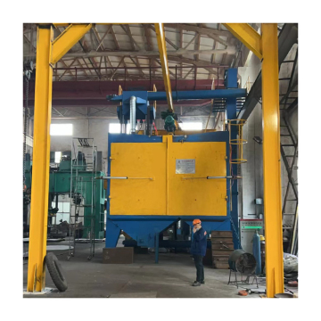 High Production Abrasive Steel Plate Surface Cleaning Head Blasting Machine for Casting Forging Surface Cleaning
