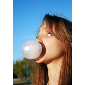 Natürlicher Zuckerfreies probiotisches Kaugummi