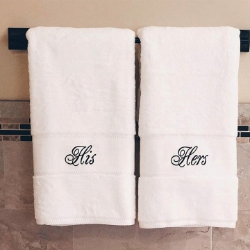 Quality Gift Couples Bath Towels Set