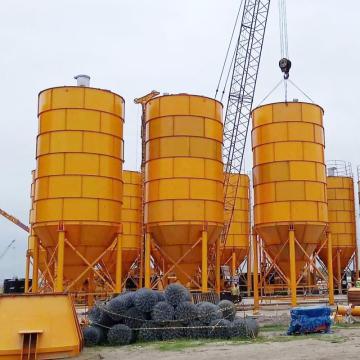 Silo de cimento de lotes de lotes de concreto HZS25E