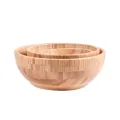 Stoviglie ecologiche in ciotola di legno naturale