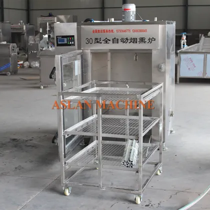 High Efficiency Meat Smoking Machine - Industrial Fish Smoker & Charcoal Smoker Oven