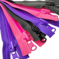 Plastic Zipper Resin Derlin Reversible Zipper