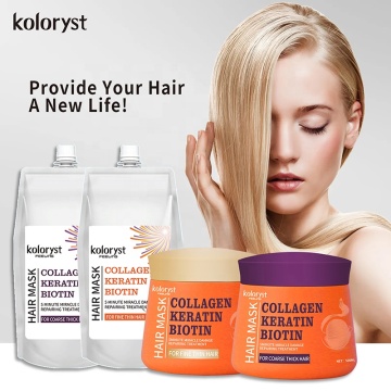 100% Organic Deep Moisturizing Japanese Dry Hair Mask Treatments with Collagen