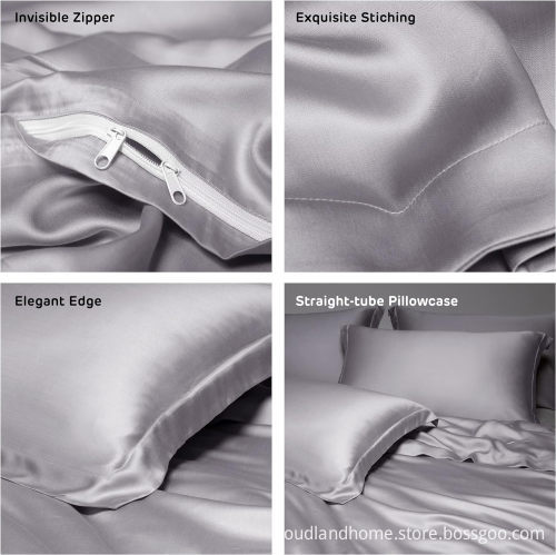Customized Tencel Bedding Sets 100% Lyocell Luxury Pillow Sheets Cloudland 2023