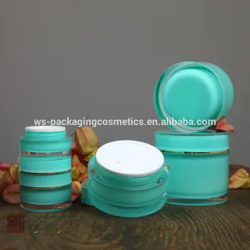 Cylinderical Acrylic Hotsales Skincare Double Wall Cream 100g Plastic