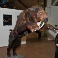Model Harimau Animatronik Animasi Burung Pijakan