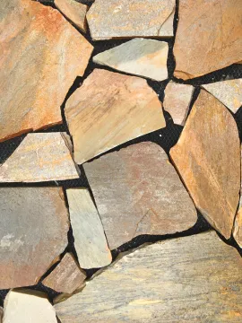 Yellow Natural Slate Paving Stone Tile