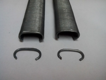 15g100 Hog Rings Made of Galfan for Roofing, Construction, Packaging