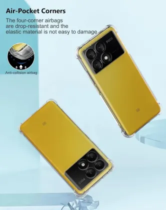 Clear TPU Airbag Phone Case for Xiaomi Poco Series Models