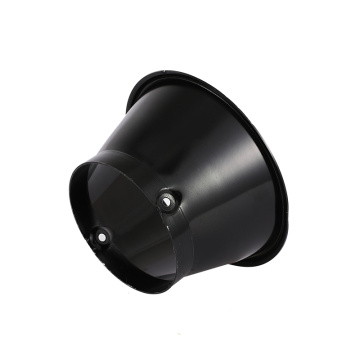 black cheap spinning lighting aluminum lamp cover