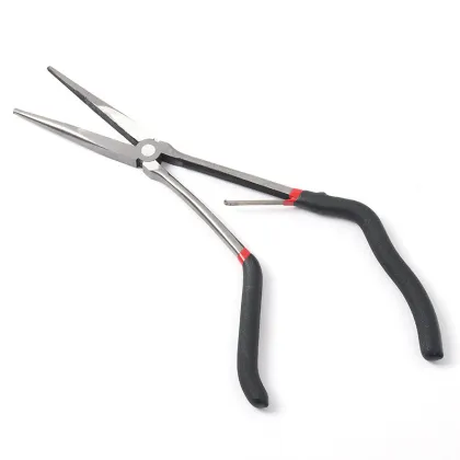 YUHANG Auto Mechanic Pistol Grip Long Reach Needle Nose Pliers