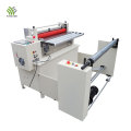 PLC controlled precision roll to sheet cutting machine