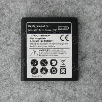Replacement Battery for Samsung Galaxy SII / T-mobile / Hercules / T989 , made in China