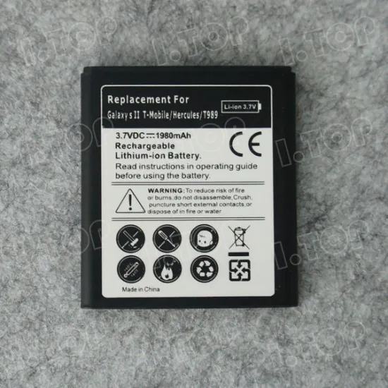 Replacement Battery for Samsung Galaxy SII / T-mobile / Hercules / T989 , made in China