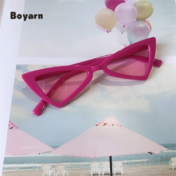 Boyarn Factory Wholesale Kids Trendy Triangle Anti-UV Sun Glasses