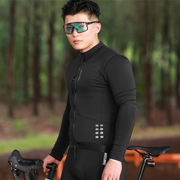 WOSAWE Custom Men's Outdoor Cycling Thermal Fleece Jacket