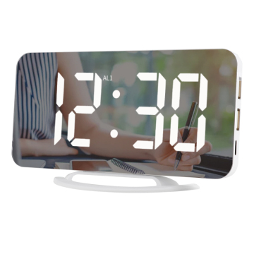 Jam alarm digital elektronik multi -fungsi dengan alarm ganda dan LED cermin - 2023