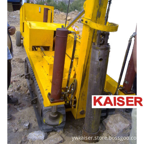 Bottom Driven Pile Driver For Narrow And Indoor Project, High Quality ...