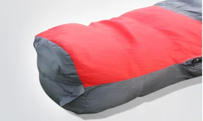 camping outdoor duck down mummy sleeping bag