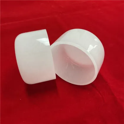 Customized Opaque Melting Crucible - Laboratory Milky White Quartz Crucible