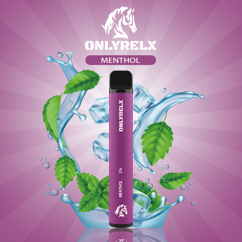 Onlyrelxbar600 jetable stylo vape E cigarette stick vape