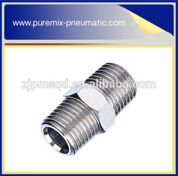 male straight pneumatic pipe fitting,brass nicked fitting push air in fittings