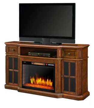 25 Inch Glass Front Fireplace With Bluetooth