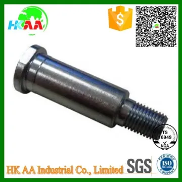 Custom OEM cnc hobbed hardened steel threaded shock absorber mounting bolts