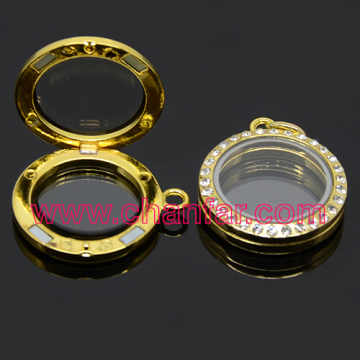 High quality Glass locket wholesale for charms