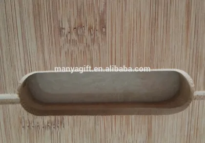 Rectangular Bamboo Butcher Board with handle