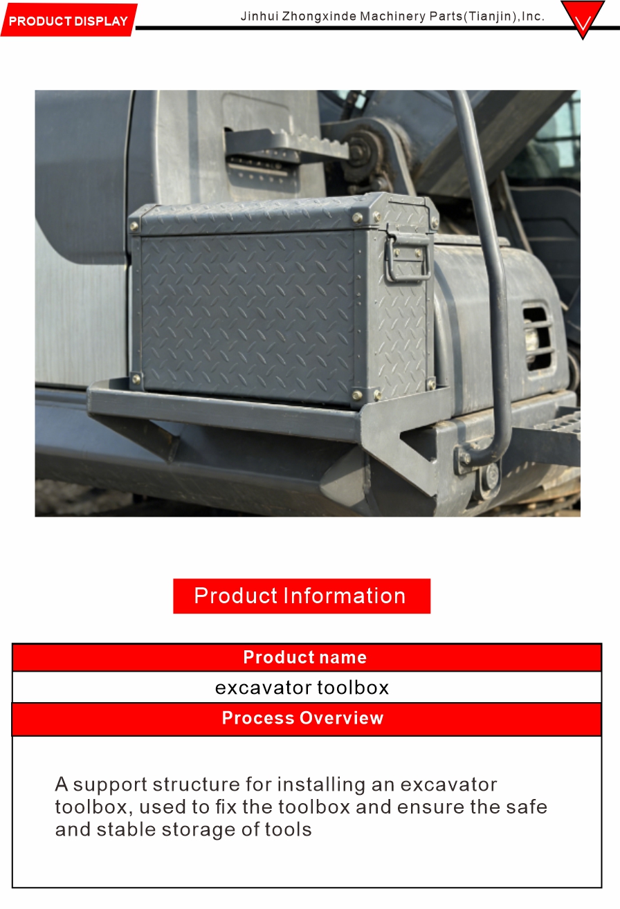 Excavator Tool Box Accessories