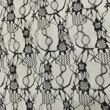 Sun Flower Pattern Nylon Spitzenstoff für Kleidungsstück
