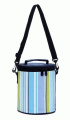 Promotional Custom Barrel Striped Cooler Väskor