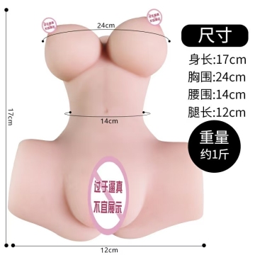 Inverted mold series Meiliangzi 1 pound youth model (breast and buttocks)