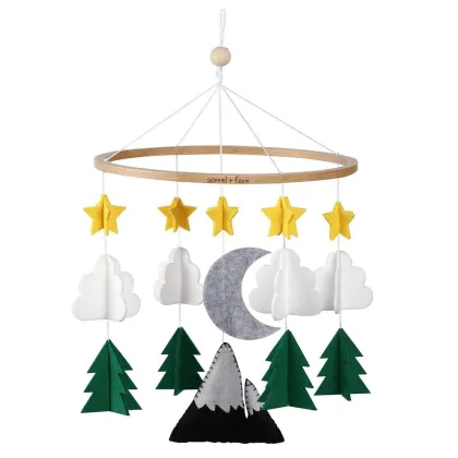 New Arrival Kids Room Decor: Felt Baby Crib Mobile & Nursery Crib Toy Gift