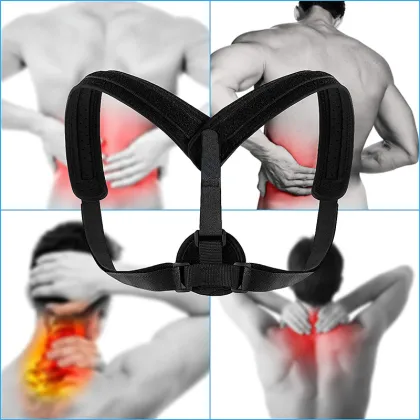 Adjusable Upper Back Body Posture Support Belt