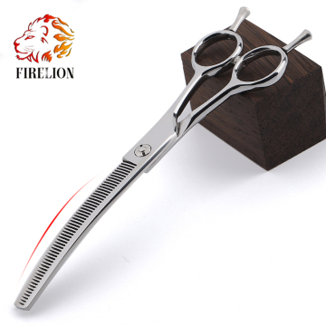 FIRELION 7.5 Inch 440C Steel Pet Grooming Scissors